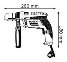 Дрель Bosch 601217100 сетевая