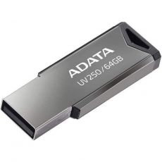 Флешка ADATA UV250 64Гб USB2.0 64Гб серебристый