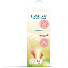Подгузники-трусики Lovular Солнечная серия, 9-14 кг, размер L, 44 шт размер L, 9-14 кг, 44 шт.