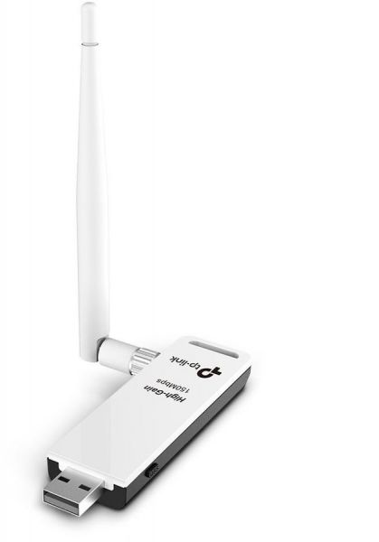 Сетевой адаптер TP-LINK TL-WN722N WiFi USB 2.0, белый